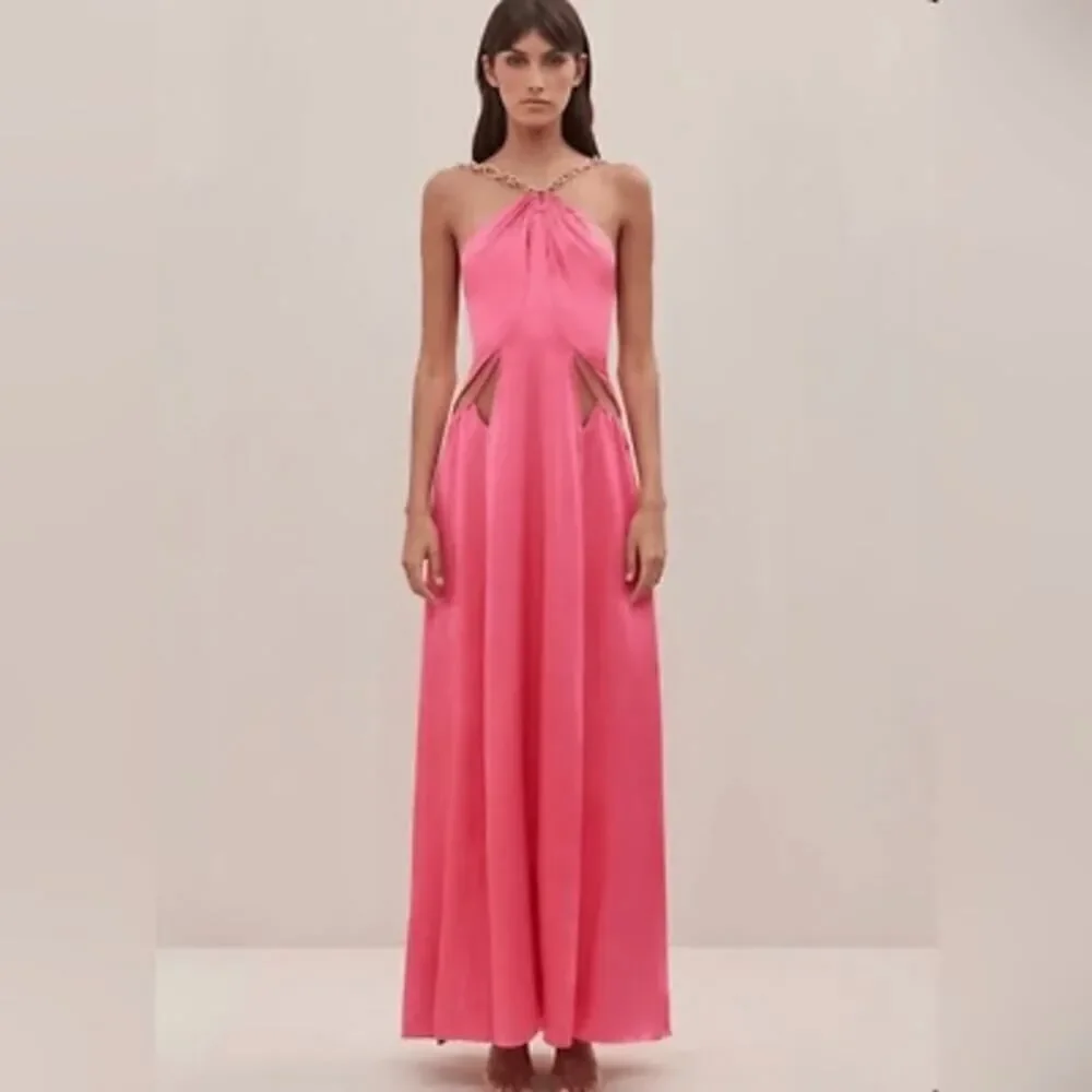 CULT GAIA  Althea Silk Blend Gown Large - Picture 4 of 10